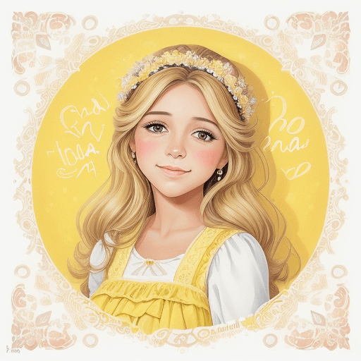 AI generated: Una exquisita ilustración que presenta una hermosa tipografía en español en tonos dorados que dice "...