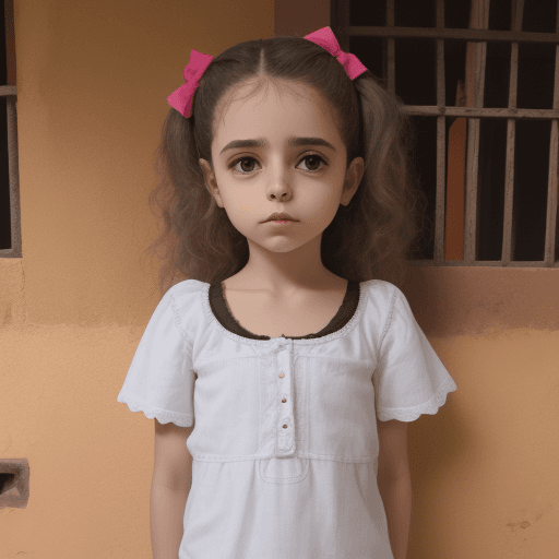 AI generated: menina no colo de papai

