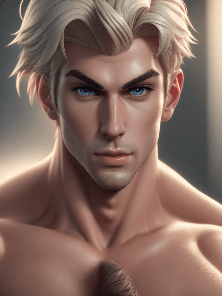 AI generated: a Ken from Barbie character, photorealistic, octane render, hyperrealistic, (skindentation:1. 3), (p...