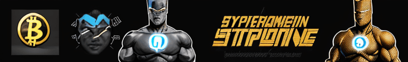 AI generated: Imagine a charismatic and powerful superhero, inspired by the world of cryptocurrency. He embodies s...