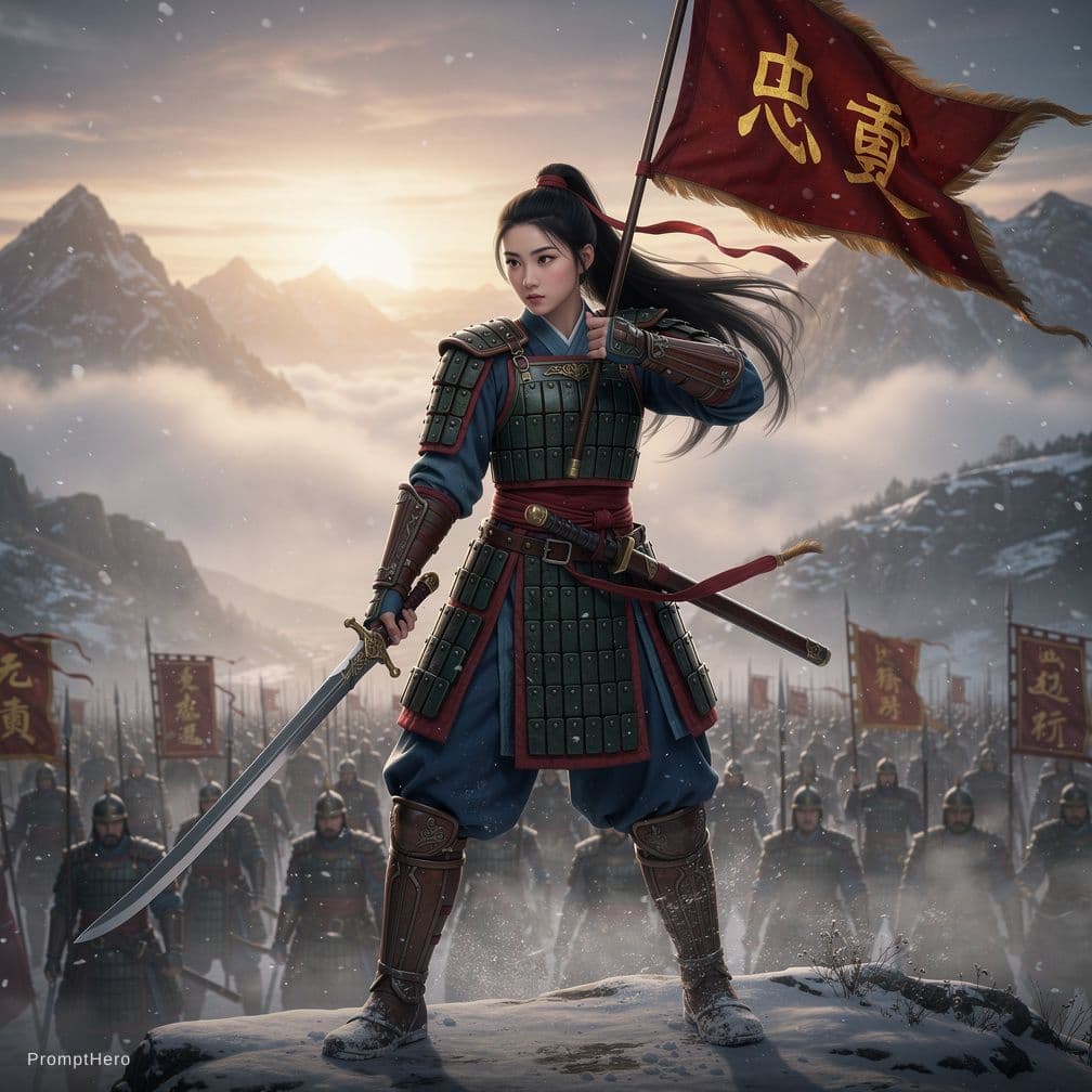 AI generated: mulan
