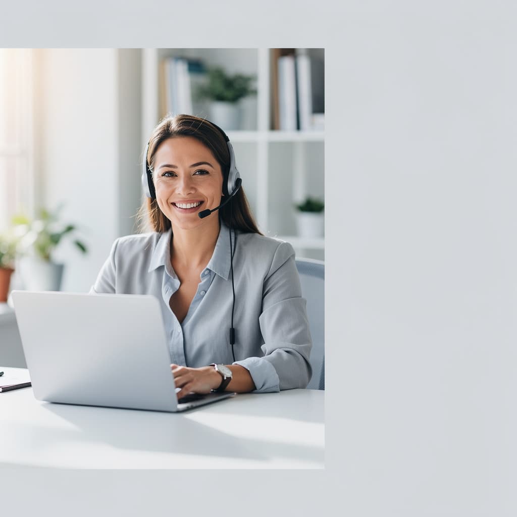 AI generated: 
create a contact photo for a website