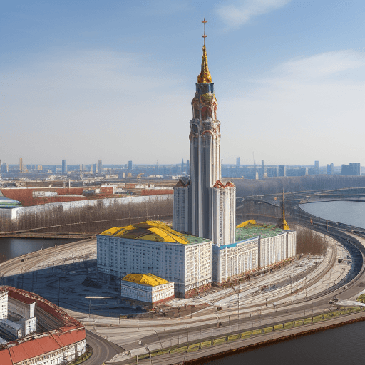 AI generated: ноутбук в космосе
