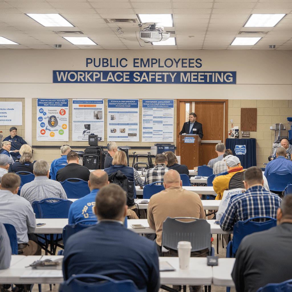 AI generated: public employees workplace safety
