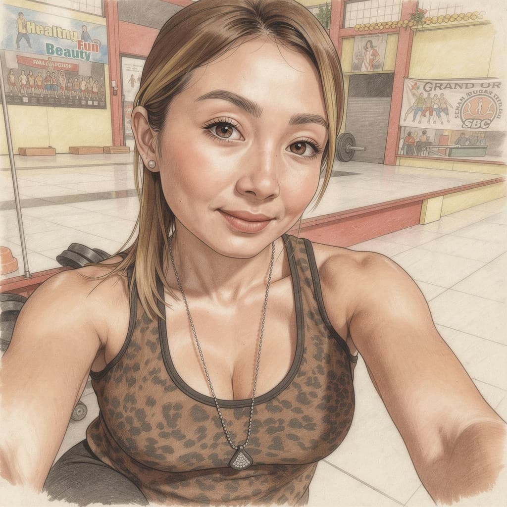AI generated: Wanita telanjang dada
