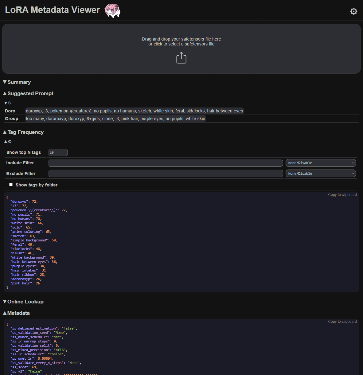 LoRA Metadata Viewer/Editor - Image 2