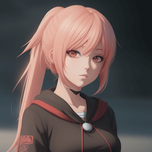 AI generated: a girl anime style 8k hd details 
