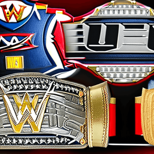 AI generated: Photo of a ultra realistic WWE World Heavyweight Championship belt