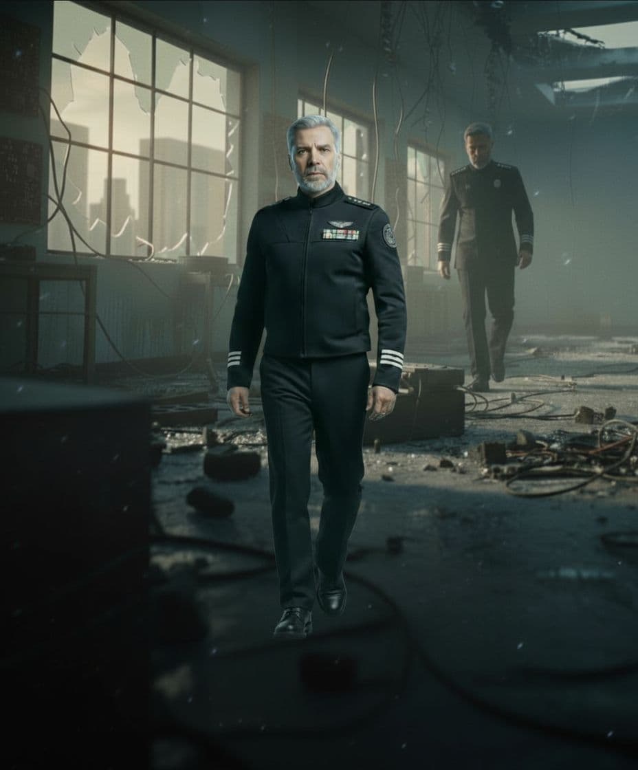 AI generated: update the uniform of the character in the scene based on the reference image.