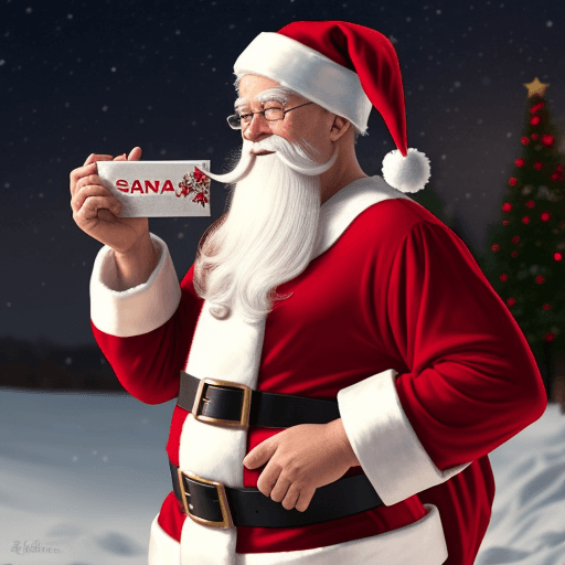 AI generated: santa