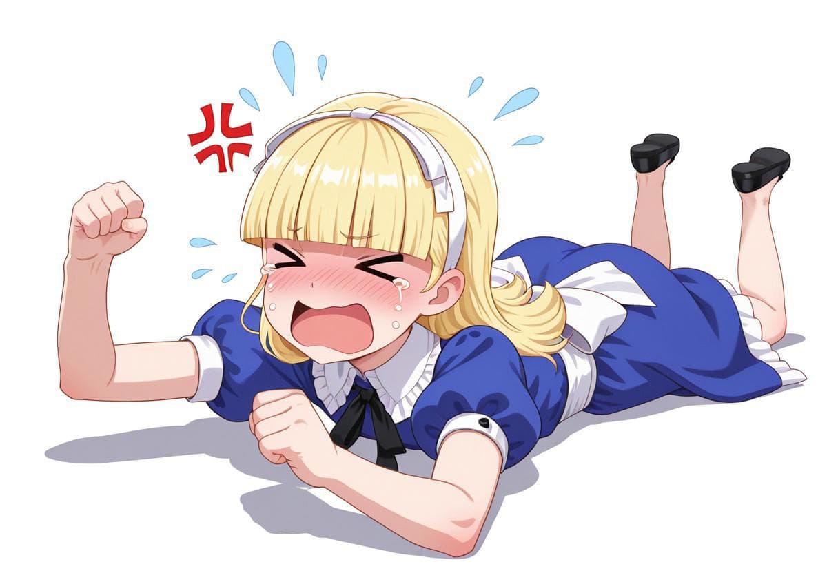 Throw a Tantrum Pose - Poses - Image 3