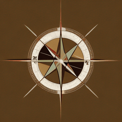 AI generated: hyper realistic compass, minimalism, trendy, seriously, 