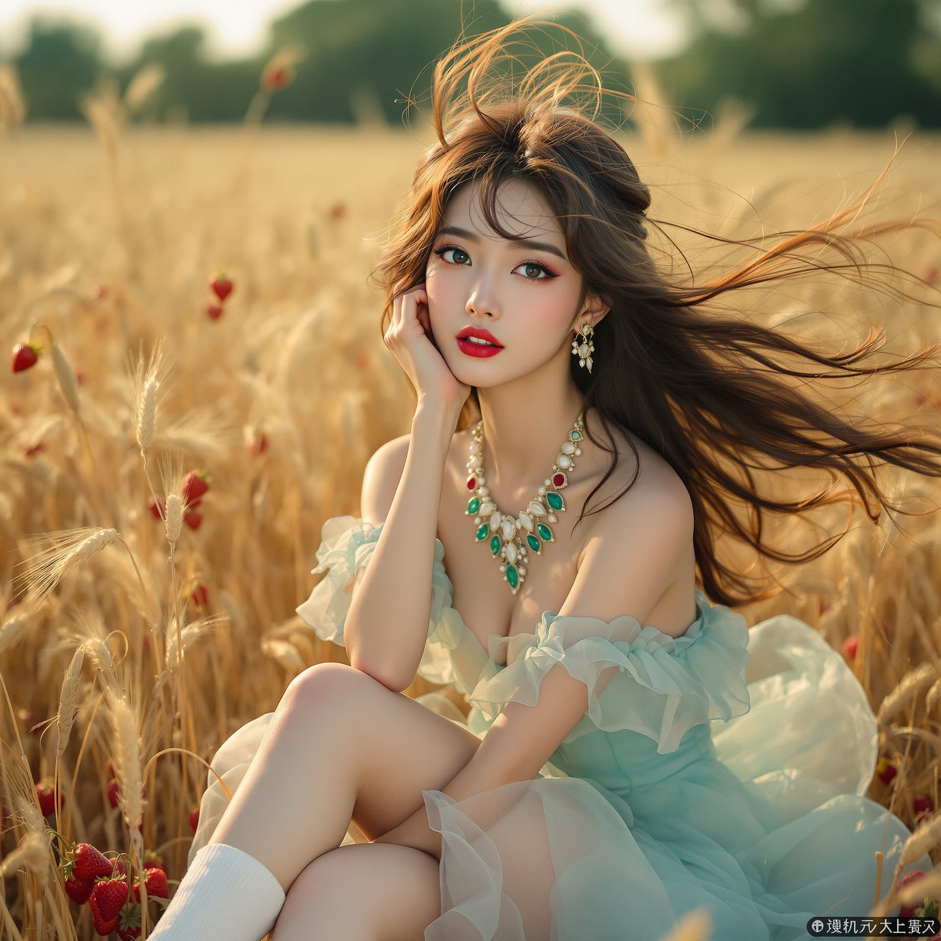 AI generated: "High-resolution, deep color. full-body vertical portrait. Cinematic style, Japanese supermodel, fai...