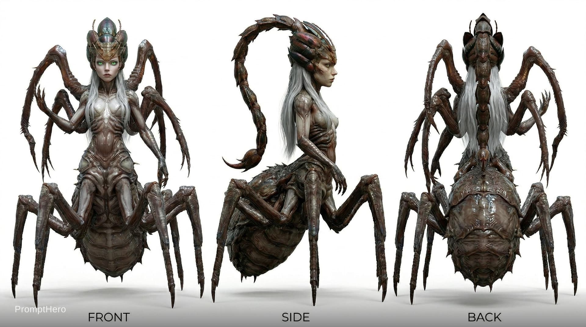 AI generated: Using the uploaded image as the established character design, generate a professional three-view cha...