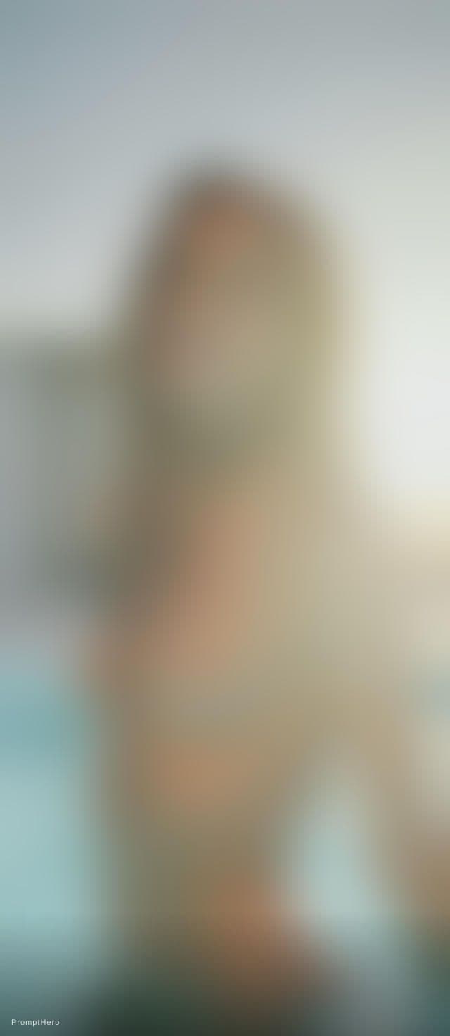 AI generated: In this captivating image, we see a candid photograph of an alluring woman, captured in a 3/4 shot a...