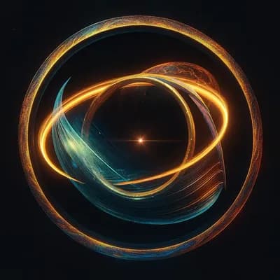 AI generated video: Begin in absolute darkness—silent, infinite black space.

A faint distant star appears at center scr...