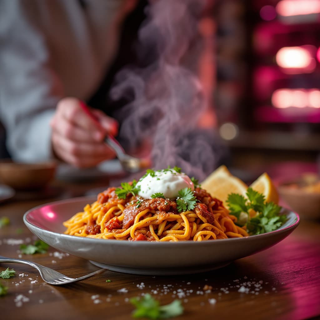 AI generated: 
Capture a delicious  mexican food in close-up, exuding tempting appeal, at a 3 MICHELIN star restau...