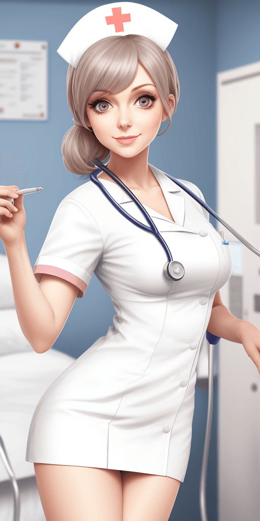 AI generated: 
cute nurse

