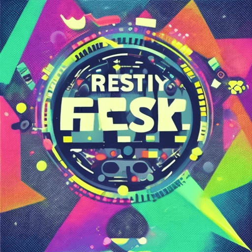 AI generated: i need a fresh and funky background. Surprise me ..its for 
 techno
