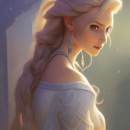 AI generated: Elsa, d & d, fantasy, intricate, elegant, highly detailed, digital painting, artstation, concept art...