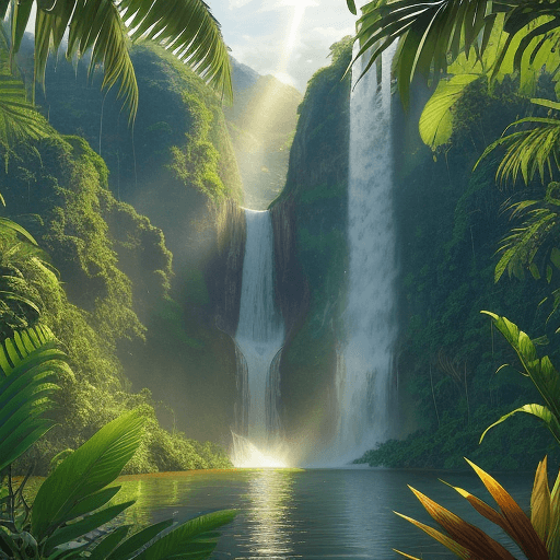 AI generated: "Hyper-realistic scene featuring the majestic Amazon River under the radiant sunlight. A picturesque...