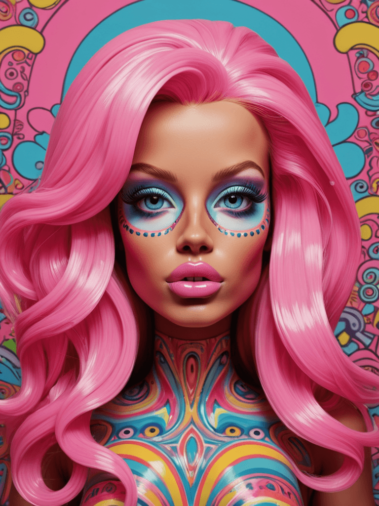 AI generated: barbie girl