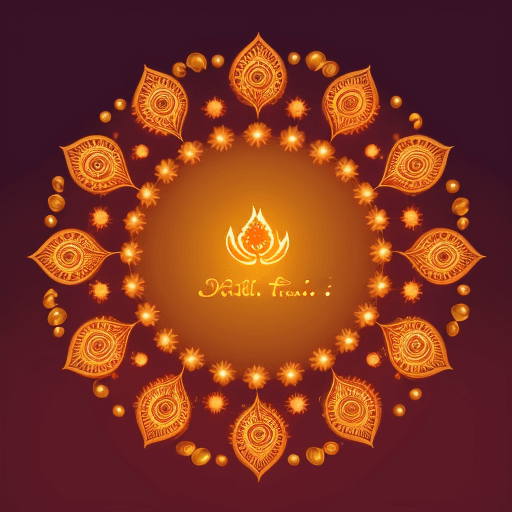 AI generated: Please generate a very beautiful Diwali wishes theme image background without text in the image and ...