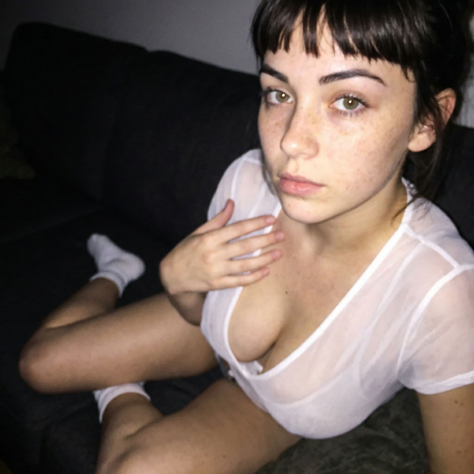 AI generated: {
  "action": "generate_image",
  "parameters": {
    "prompt": "An ordinary, amateur iPhone selfie ...