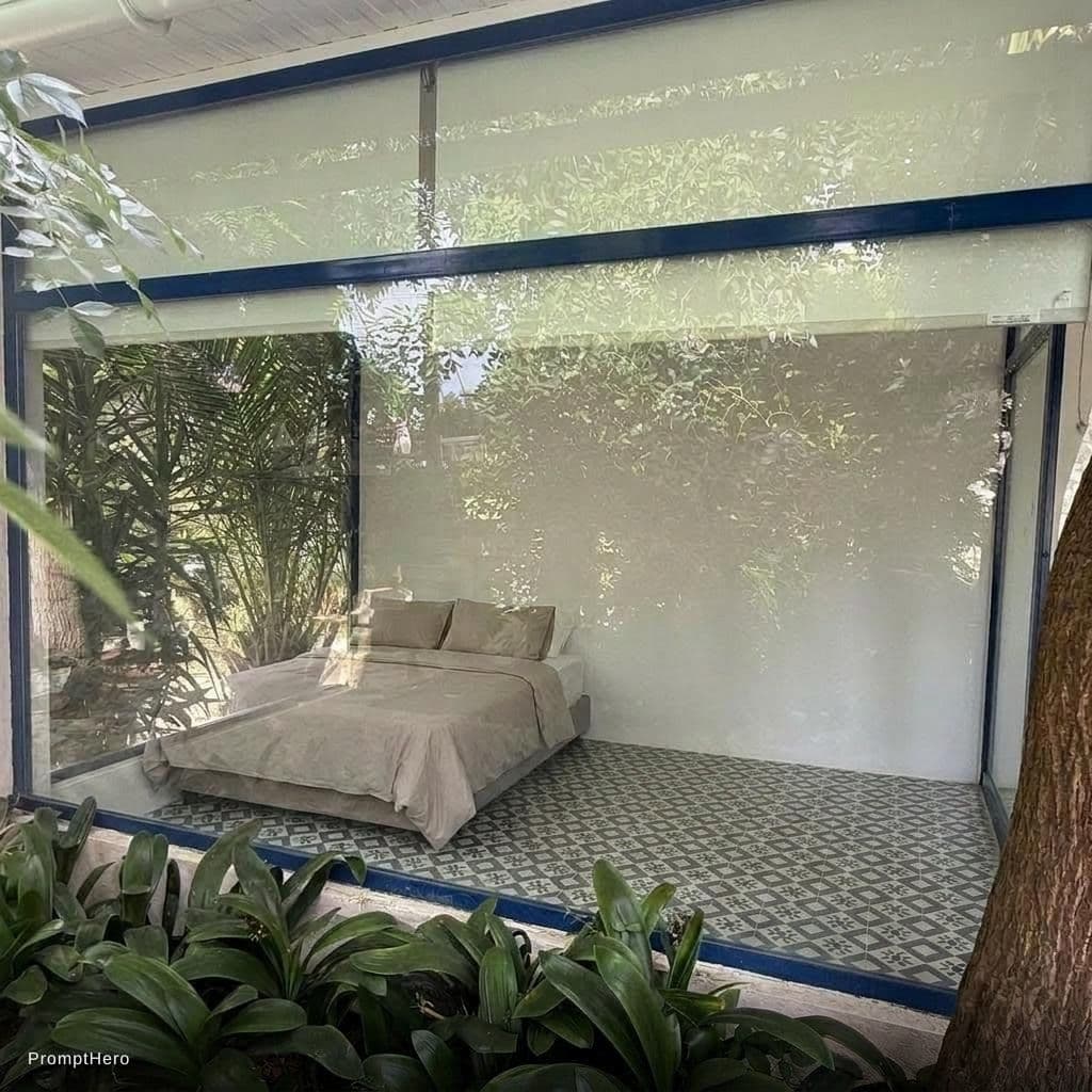 AI generated: Now only keep the left bed.