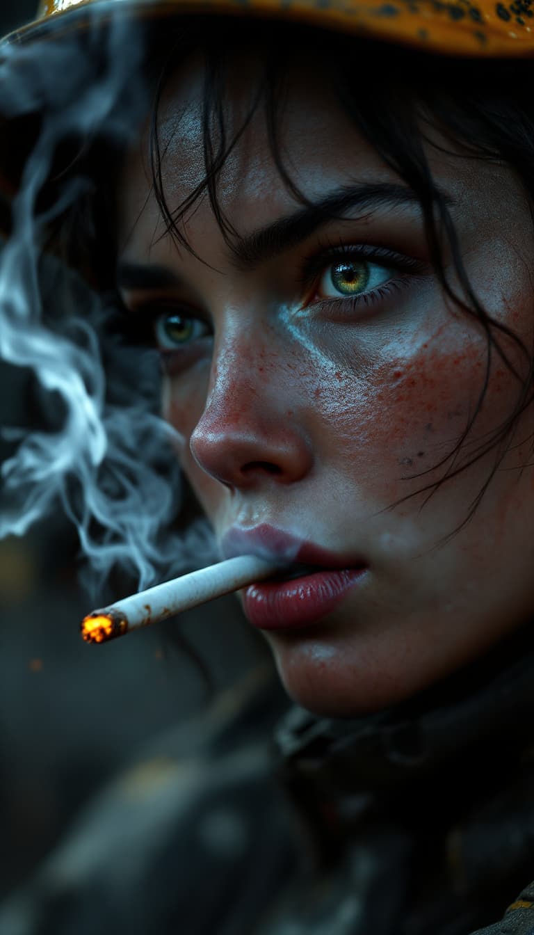 AI generated: girl, photo of the most beautiful artwork in the world for a woman featuring soft lustrous,she is Sm...