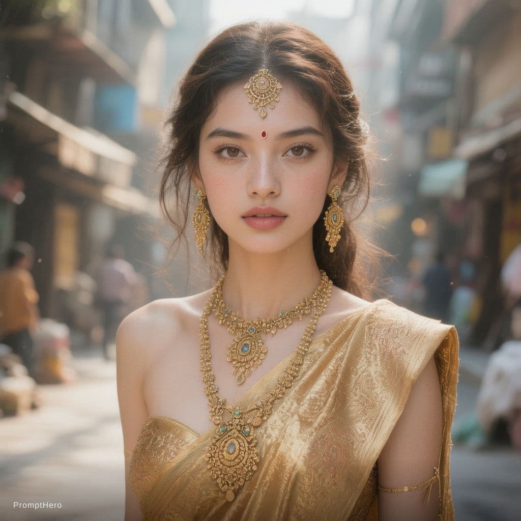 AI generated: remove the saree