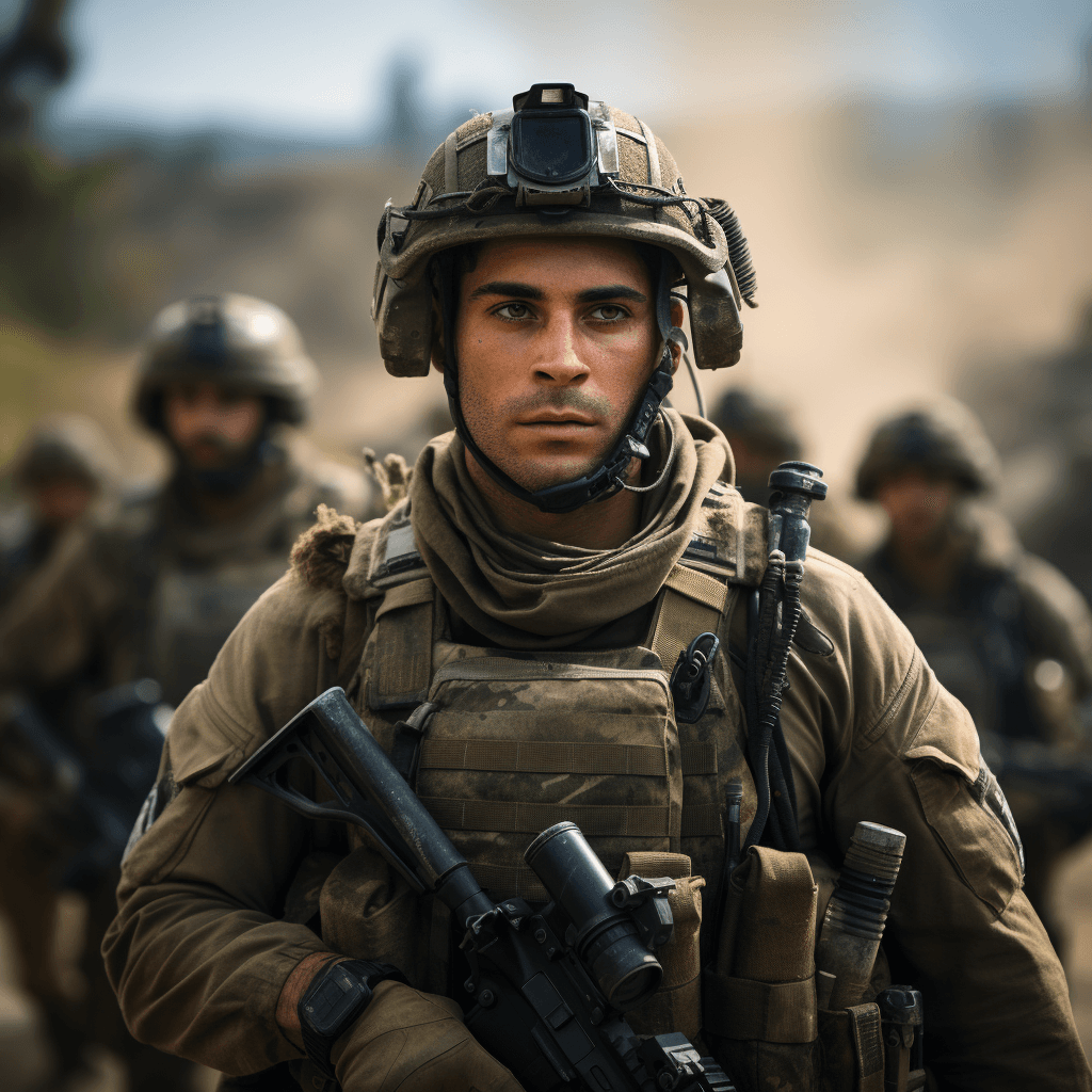 AI generated: israeli defence forces, IDF 
