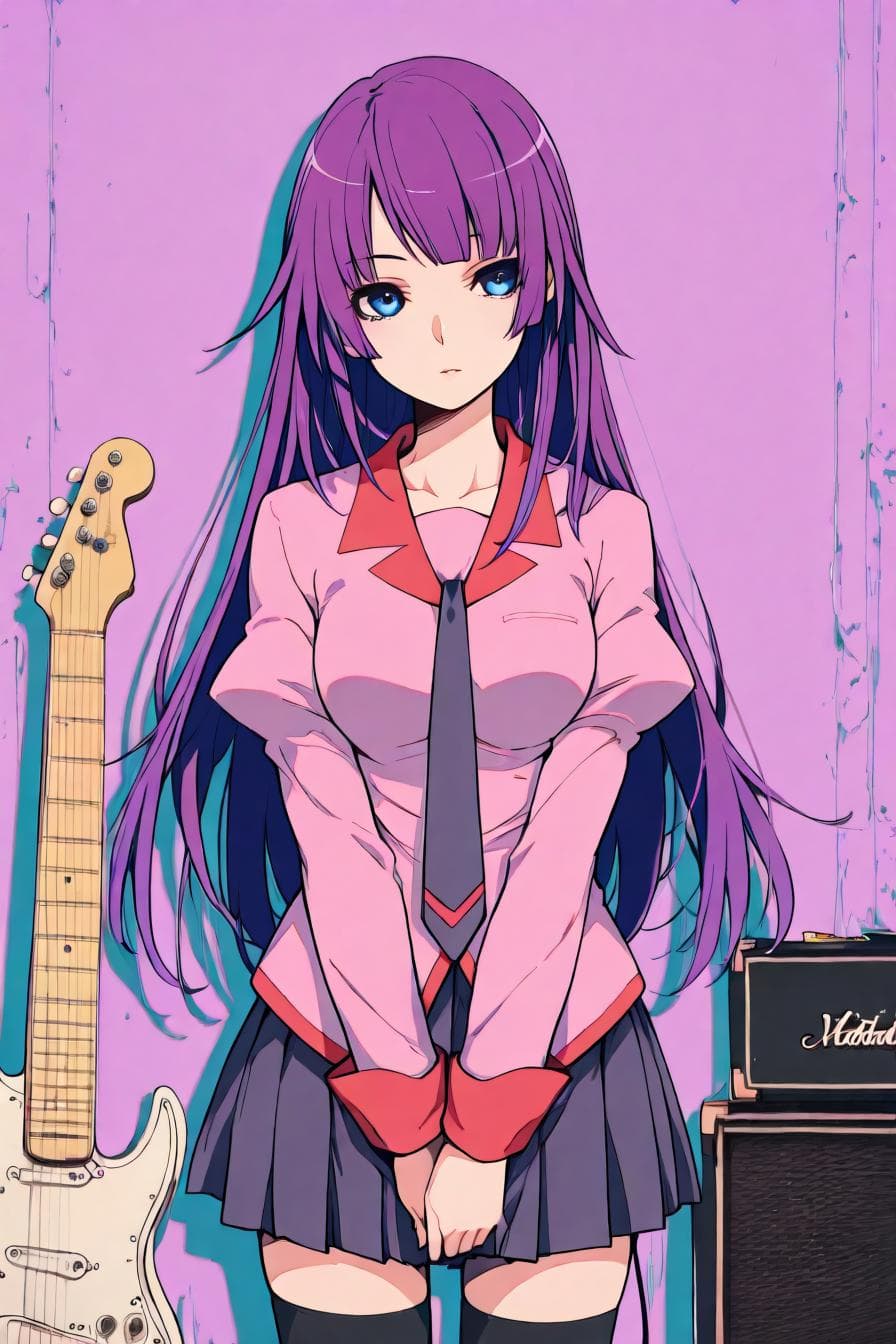 Grunge Anime Girl Aesthetic illustriousXL