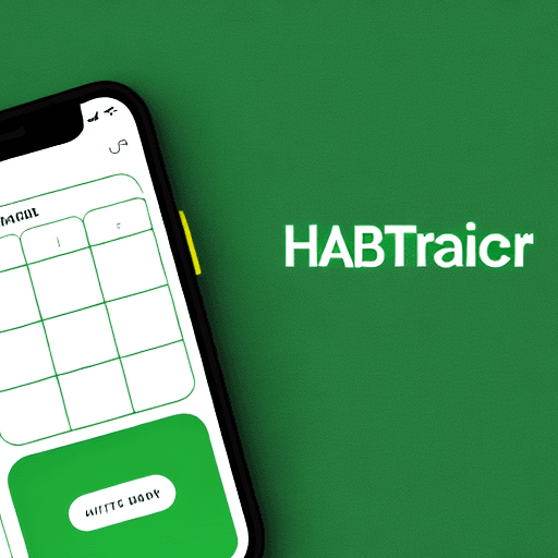AI generated: App Logo for Habit Tracker, Modern Style, illustrator, Green Calendar with a checkmark