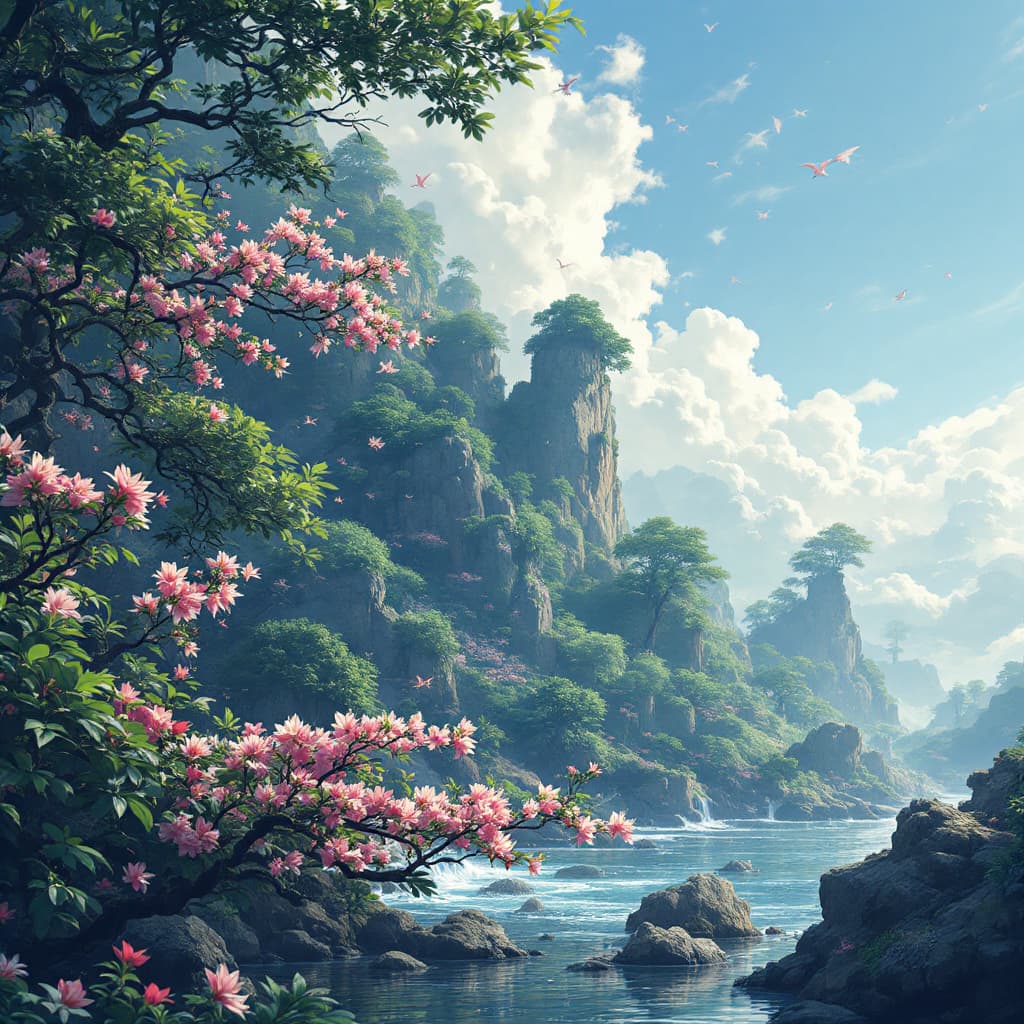 AI generated: 台灣過年的情景。
