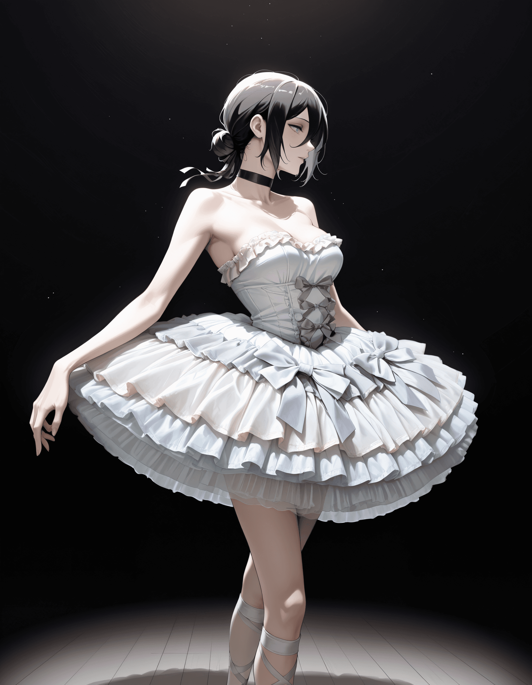 Ballet Style Bow Dress - Image 2