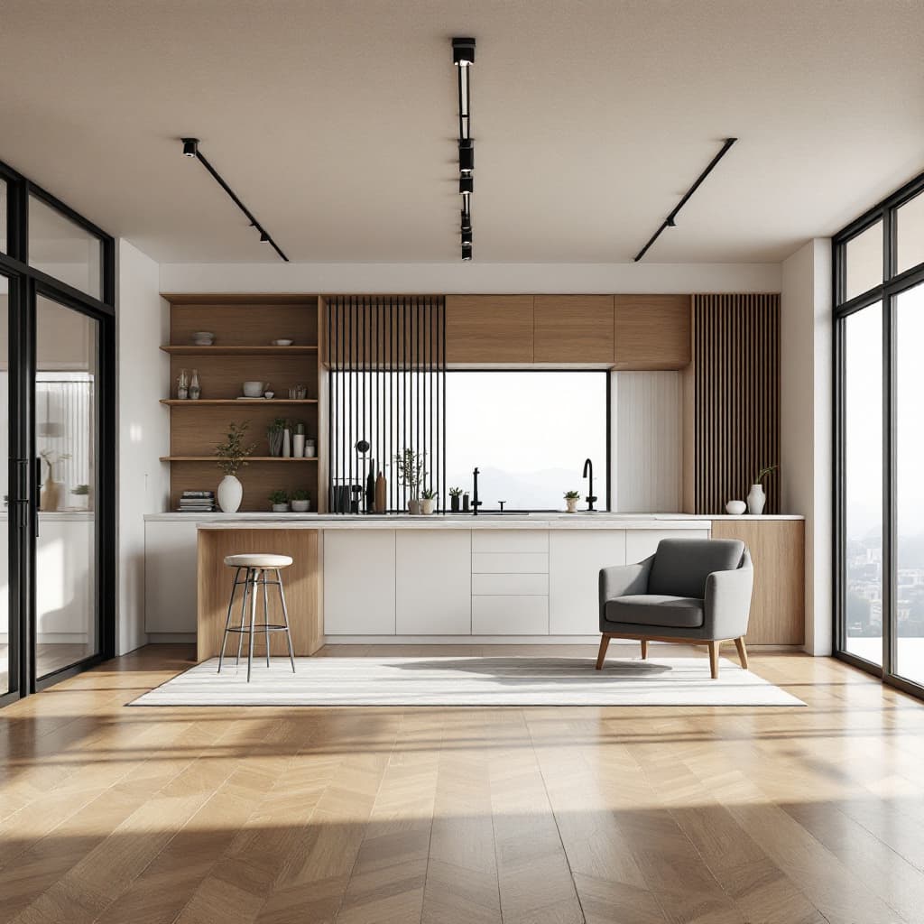 AI generated: Generate a highly realistic image of a CONTEMPORARY AND MINIMALIST STYLE HOUSE, in a VERY minimalist...