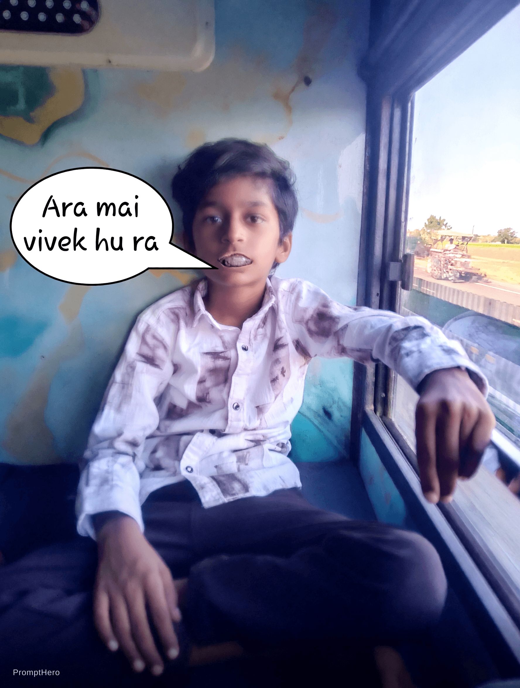 AI generated: Ara mai vivek hu ra 