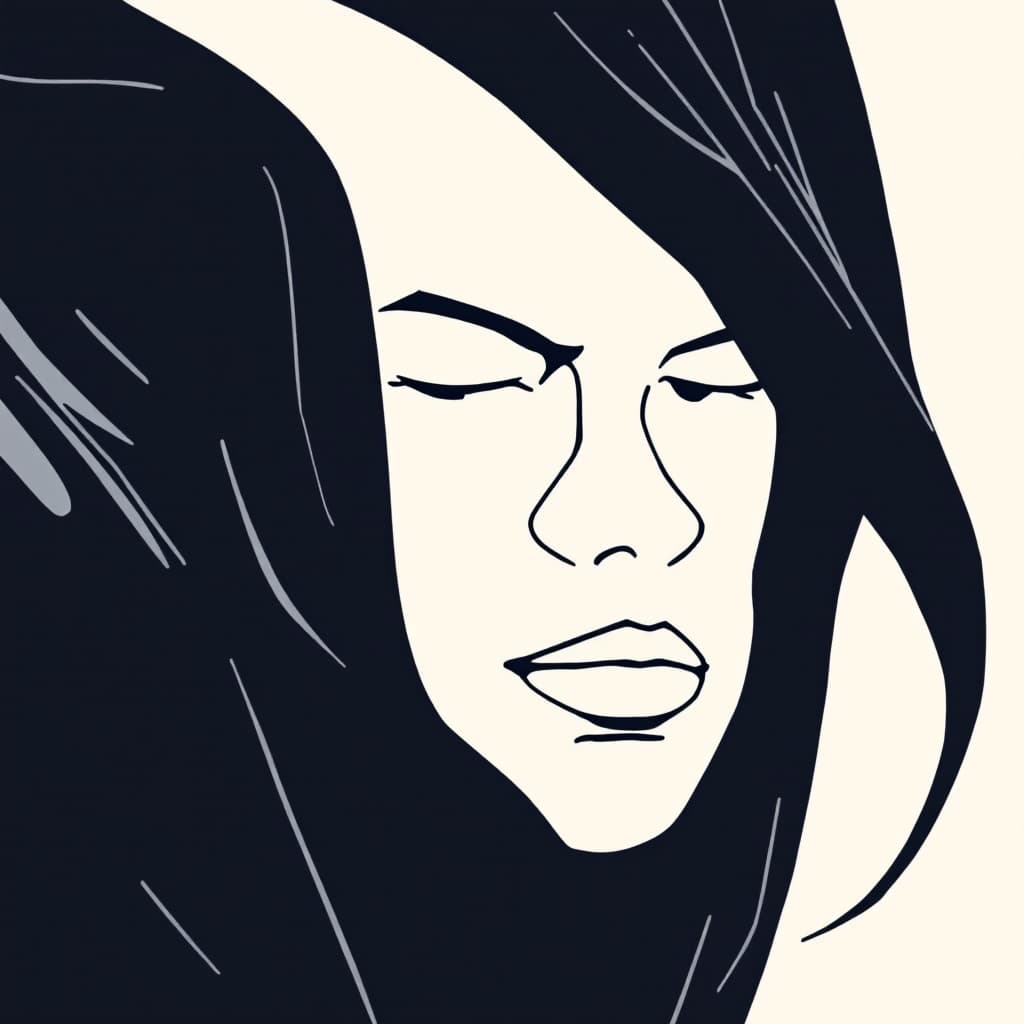 AI generated: vector character illustration, in the style of minimalist detail, forms, rick owens, matt bors, clos...