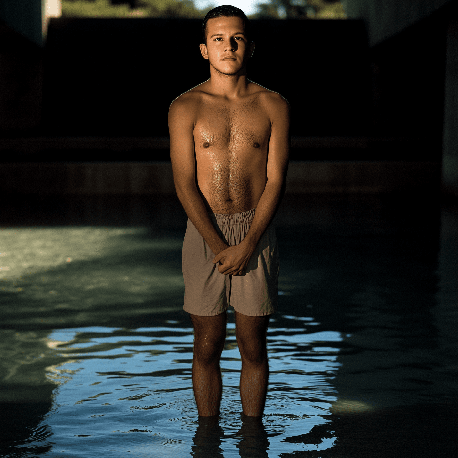 AI generated: full shot, full-length portrait, wide field of view, centered, showing entire body, award-winning ci...