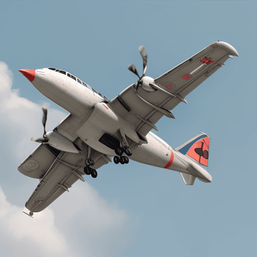 AI generated: PATO TIPO AVION
