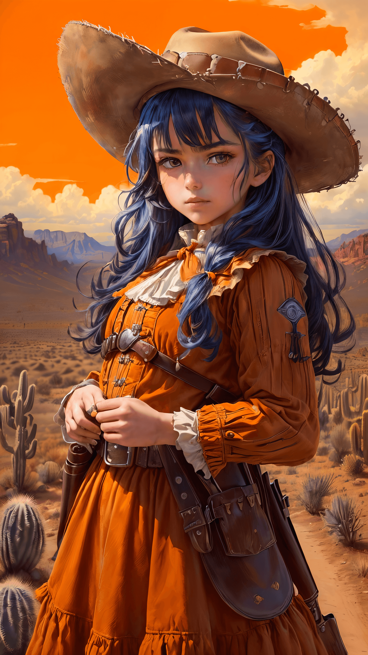 AI generated: (masterpiece , award winning, highest quality:1.2), solo, (epic illustration of loli child girl:1.1)...