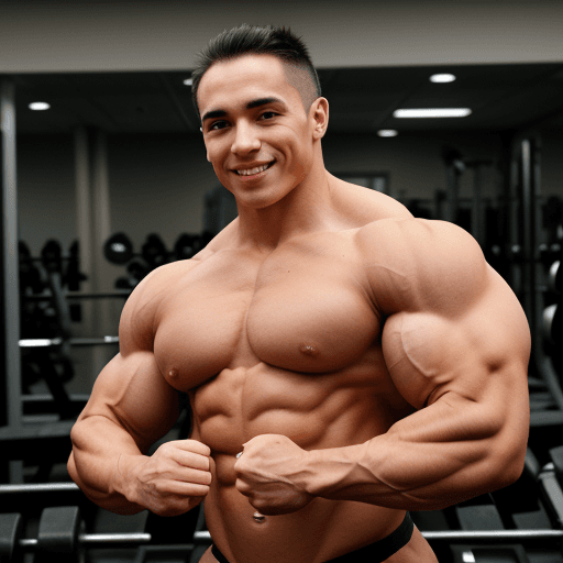AI generated: bodybuilder
