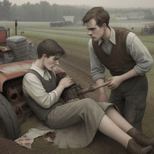 AI generated: On a spring day, Jack Hawthorne accidentally runs over and kills his younger brother, David, with a ...