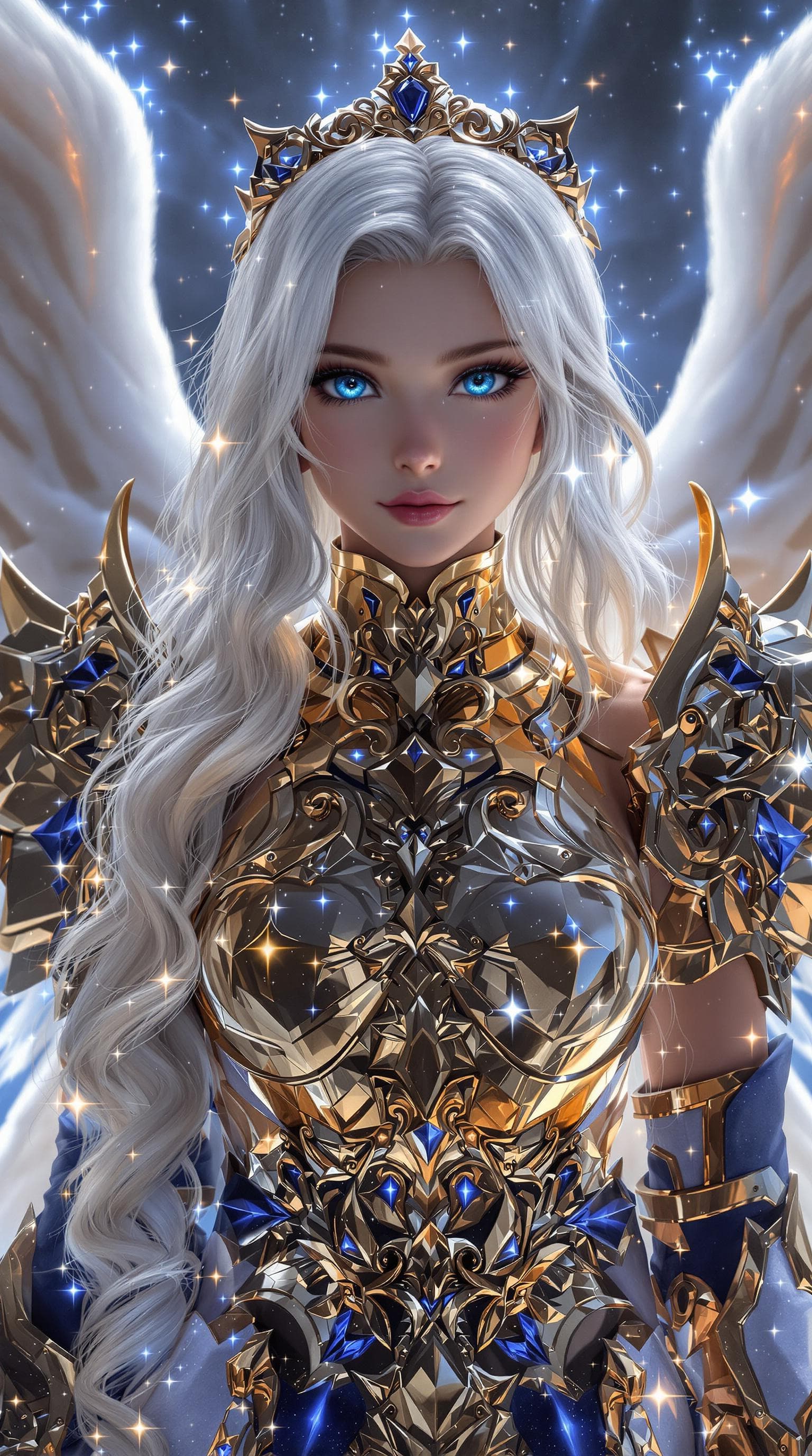 AI generated: a professional photo of a exceptionally of the most beautiful girl (age 13) in the world with platin...