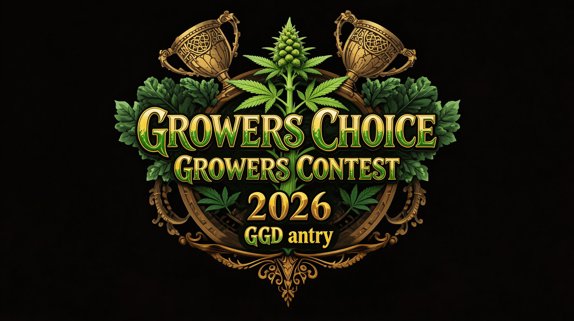 AI generated: Creat a Competition Entry wallpaper with the Text " Growers Choice " and "Growers Contest 2026" and ...