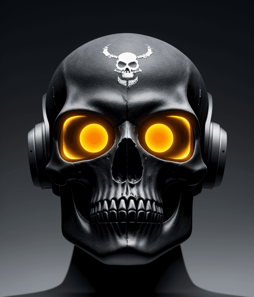AI generated: close-up photo, (incredible art by Jackson Pollock:0.89), Aspidimorpha sanctaecrucis BREAK skull nou...