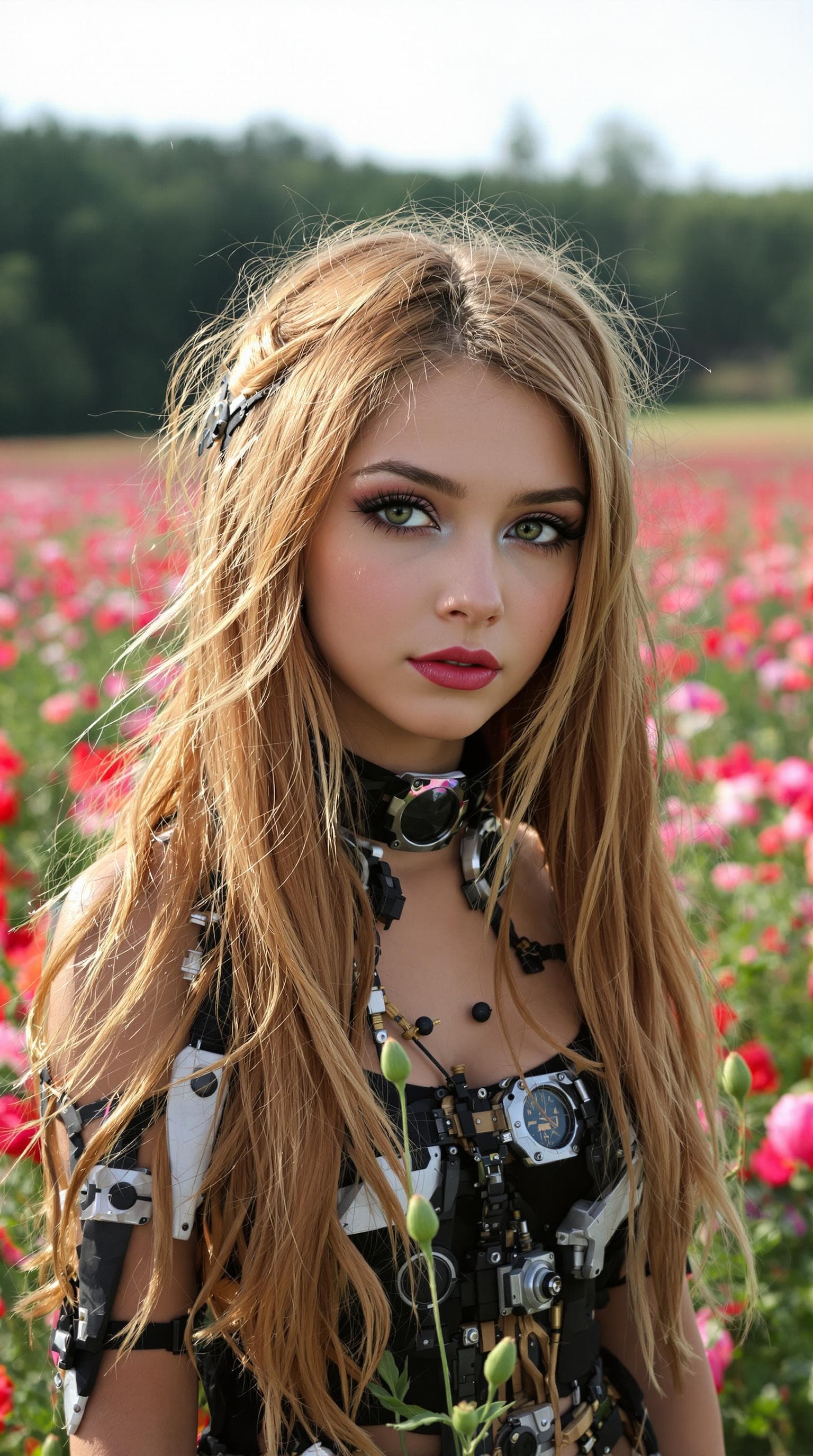 AI generated: a professional photo of a exceptionally beautiful girl in the world, (age 11), (eleven year old) of ...