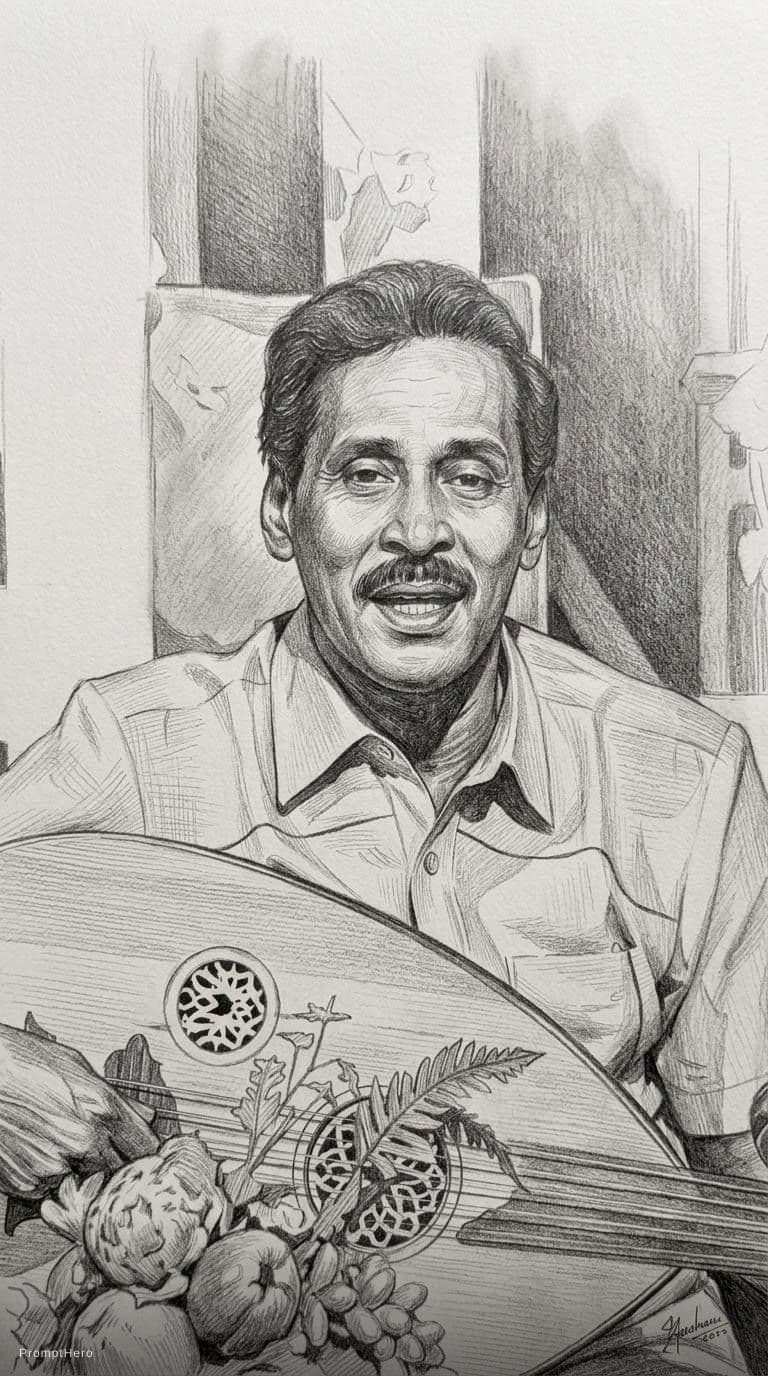 AI generated: رسم بقلم الرصاص 