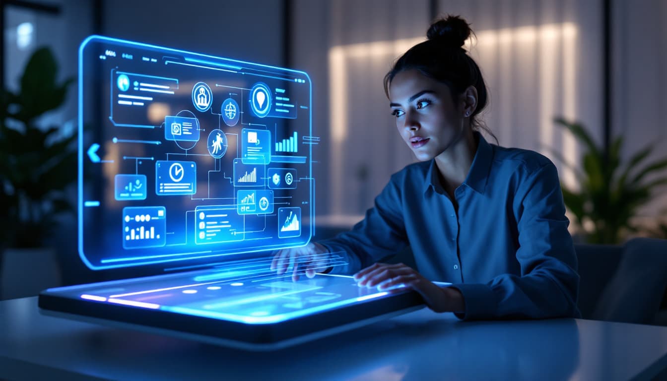 AI generated: Create a high-resolution, futuristic and sleek visual representation of the Kalilens system. The sys...